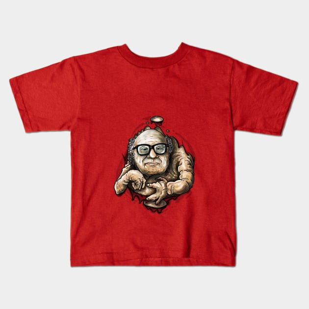 Danny DeVito as Kuato Kids T-Shirt by Harley Warren